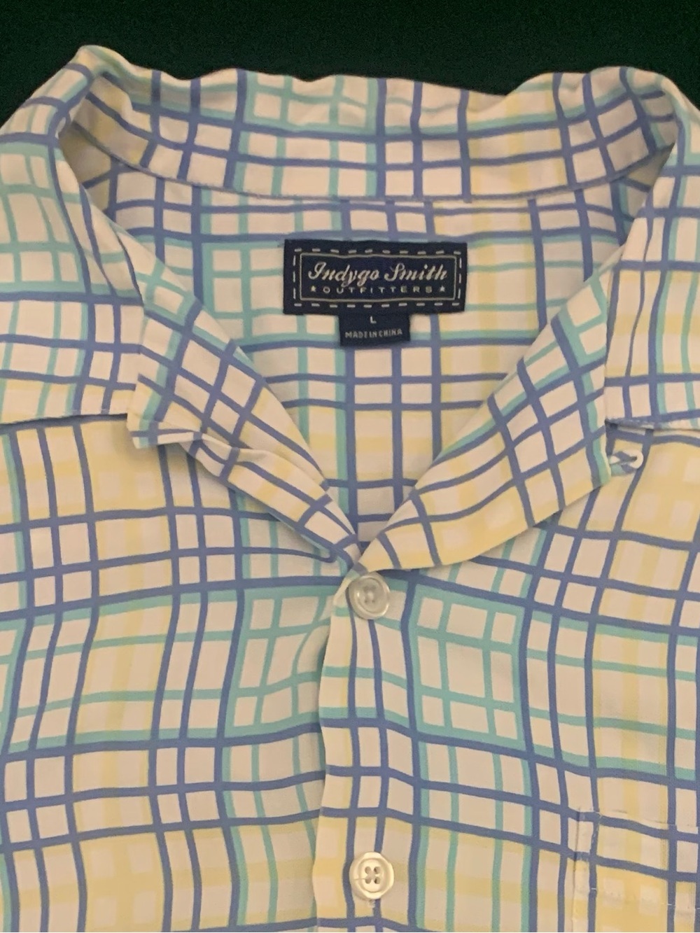 INDIGO SMITH SS 100% Tensel Camp Shirt